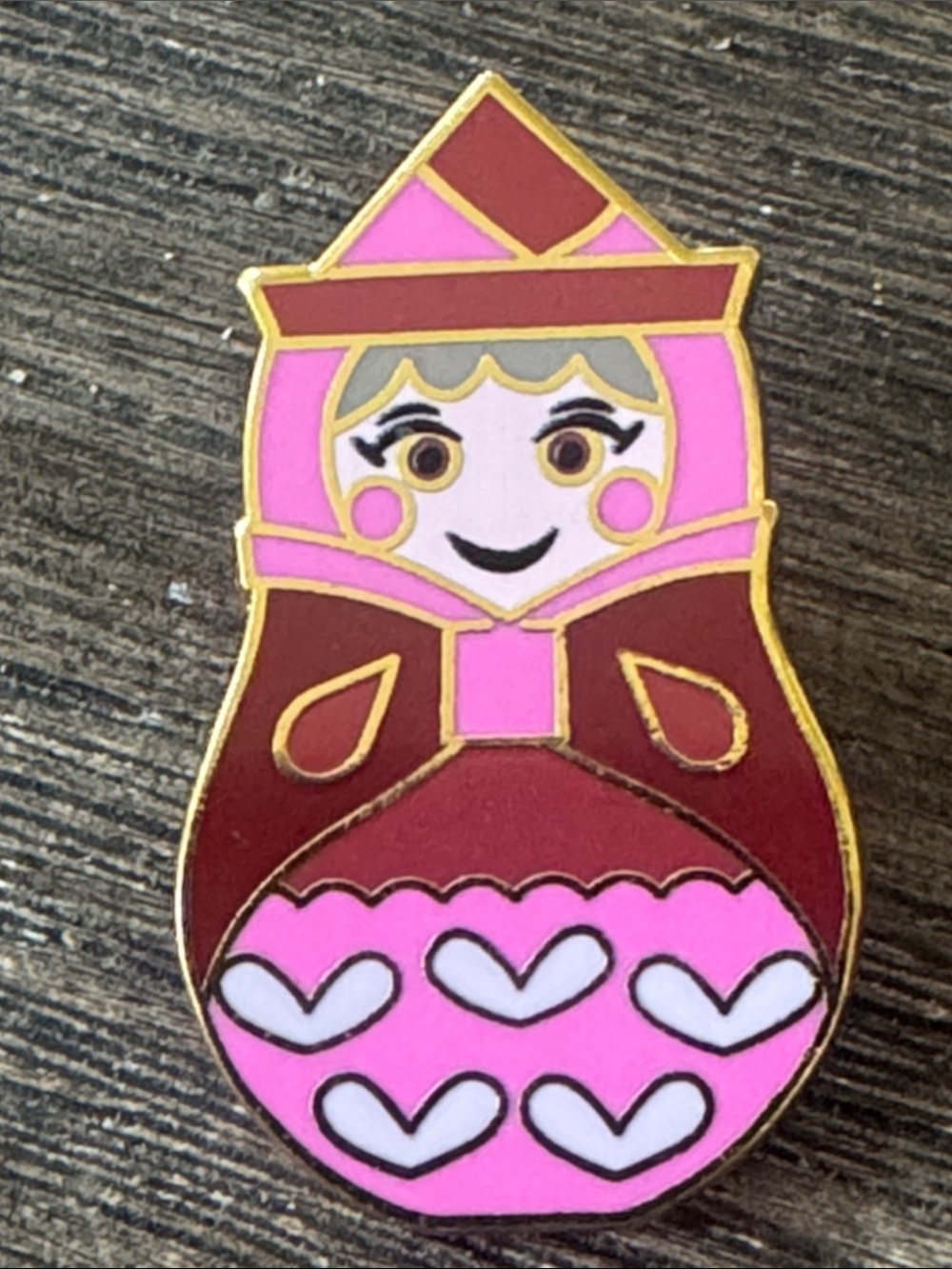 5/$25 Disney Nesting Dolls Sleeping Beauty Fairy Flora Trading Pin